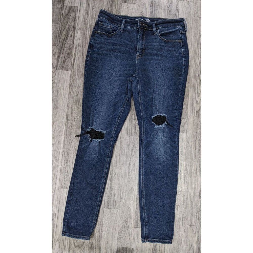 (3/$35) Old Navy Rockstar Skinny High Rise Pockets Distressed Denim Jeans